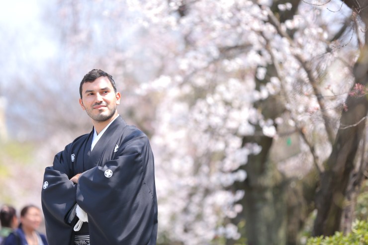 Şəkil 2015-ci il mart ayında Kyoto şəhərində çəkilib. 