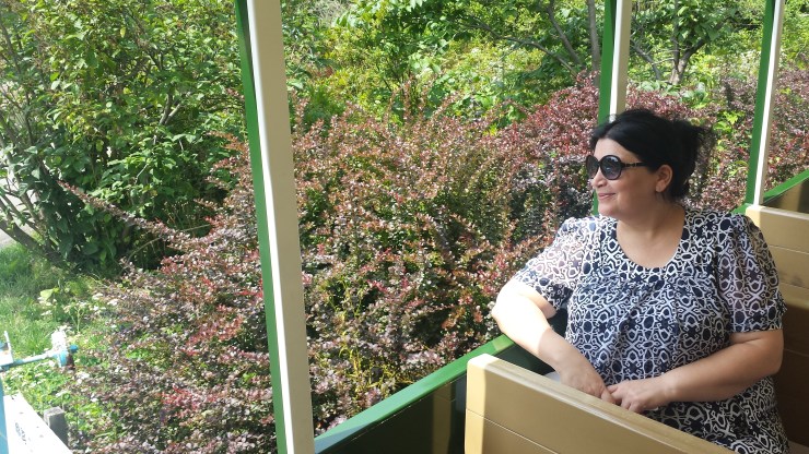 Anam Hokkaidoda. 母、北海道にて