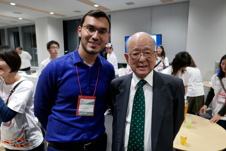 Nobel Mükafatlı Cənab Akira Suzuki və mən