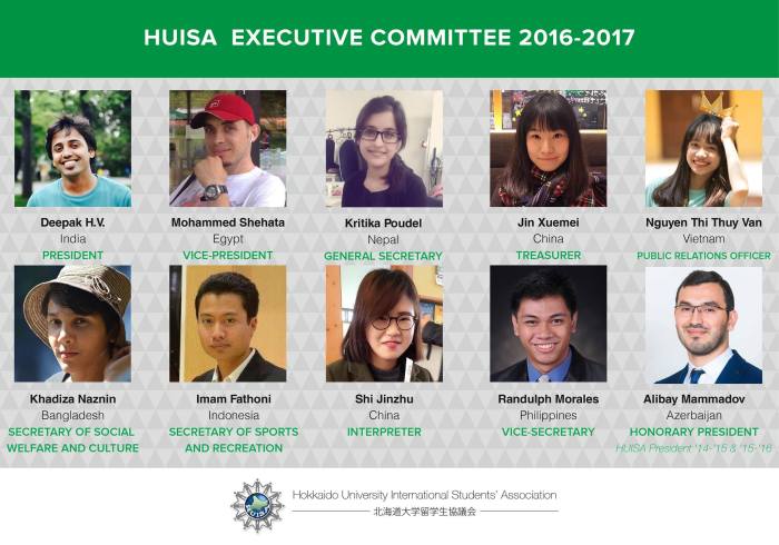 HUISA Exe Com 2016-2017